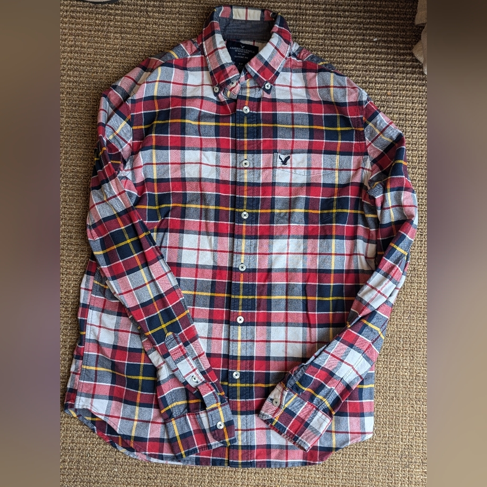 Men's American Eagle Button Down Shirt